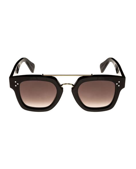 celine square monochromatic acetate & metal sunglasses|WOMEN'S LUXURY ACETATE SQUARE SUNGLASSES .